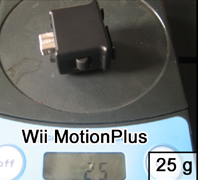 Poids du Wii MotionPlus